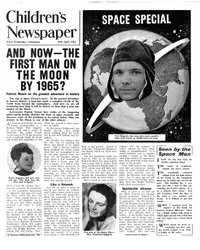 Primo Uomo sulla Luna entro il 1965, prima pagina di 