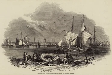 Porti del grano esteri, New Orleans (incisione)