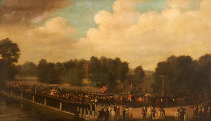 Francis Dukinfield Astley in Processione come Alto Sceriffo, c.1806-7