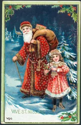 Cartolina di Natale francese