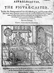 Frontespizio di Astrologaster, o il Figura-Caster di John Melton, pubblicato nel 1620