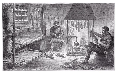 Cacciatori di pellicce in Canada, 1880
