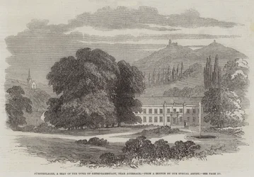 Furstenlager, una Residenza del Duca di Assia-Darmstadt, vicino ad Auerbach (incisione)