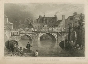 Vista generale del Bow Bridge