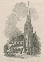 Vista generale della nuova Chiesa di San Gabriele