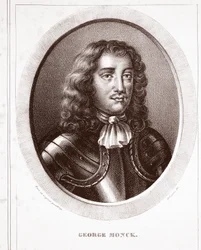 George Monck, attribuito a Delavera, inciso da de Ducarme