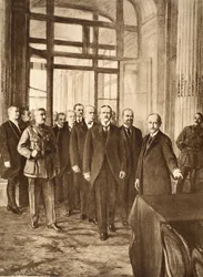 Politici tedeschi al Palazzo di Versailles, 1919