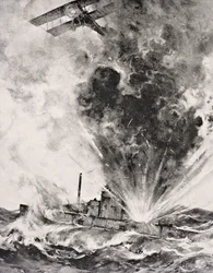 Sommergibile tedesco bombardato e affondato il 26 agosto 1915, da 