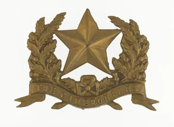 Distintivo di Glengarry, c.1874-81 (ottone)
