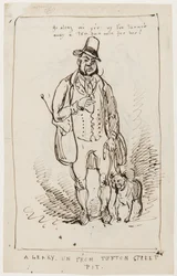 Vai via, ho rifiutato una banconota da dieci sterline per lei! Un tipo furbo da Tufton Street Pit, c.1825