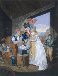 Gretna Green, o il matrimonio rovente, pub. Da Aurrie & Whittle, 1794