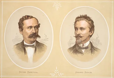 Gustav Nachtigal e Gerard Rohlfs, illustrazione da L