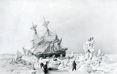 HMS Terror bloccata nel ghiaccio