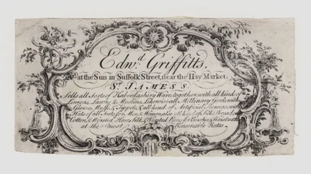 Merciai, Edward Griffitts, biglietto da visita