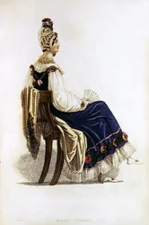 Mezzo abito, tavola di moda da Ackermann