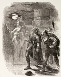 Amleto, Orazio e Marcello vedono il fantasma, da 