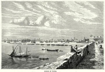 Porto di Tripoli (incisione)