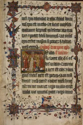 La festa del Corpus Domini, dal Lezionario Lovel, prima del 1408