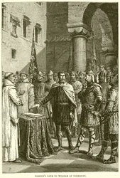 Il Giuramento di Harold a Guglielmo di Normandia