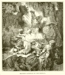 Sacrifici pagani dei Germani