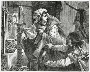 Helene Kottanerin ruba la corona di Santo Stefano nel 1440, 1882