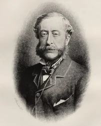 Henry Howard Molyneux Herbert, 4° Conte di Carnarvon, inciso da C. Laurie, da 