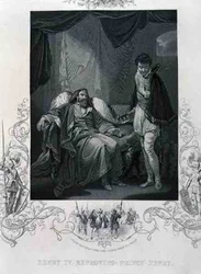 Enrico IV che Rimprovera il Principe Enrico, da Enrico IV di William Shakespeare (1564-1616)