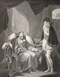 Enrico IV che rimprovera il principe Enrico, da 