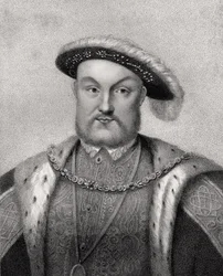 Enrico VIII, inciso da Bocquet, da 