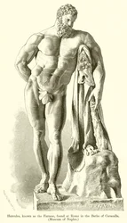 Ercole, noto come il Farnese, trovato a Roma nelle Terme di Caracalla (Museo di Napoli)