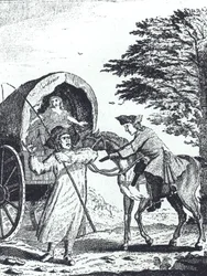 Il bandito John Cottington deruba un carro paga dell