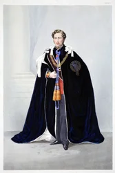 Sua Altezza Reale, Alberto Edoardo, Principe di Galles, da A Memorial of the Marriage of Edward VII and Alexandra of Denmark, pub. 1864