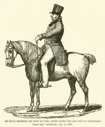 Sua Altezza Reale il Duca di York, durante la sua Ultima Visita a Newmarket, dall