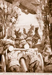 Come lo Zeppelin 5 fu distrutto e catturato dalla cavalleria russa, 1914-19
