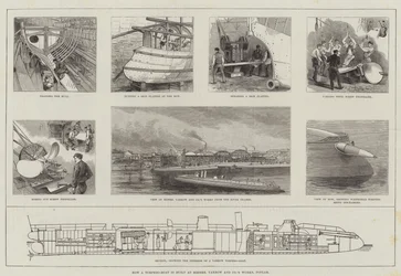 Come viene costruito un Torpediniere presso i Cantieri della Messers Yarrow and Company, Poplar