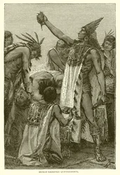 Sacrificio umano Quetzalcoatl