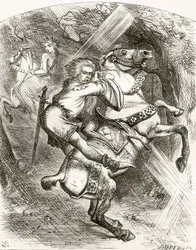 Illustrazione dopo J. Tenniel per la poesia 