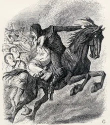 Illustrazione dopo J. Tenniel per la poesia 