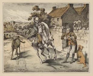 Illustrazione per La storia divertente di John Gilpin di William Cowper