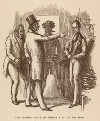 Illustrazione per The Newcomes di Thackeray