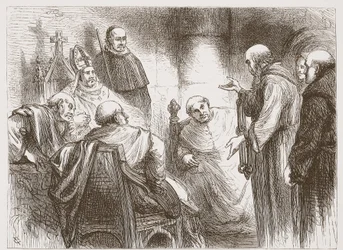Illustrazione da La storia del protestantesimo di James Aitken Wylie (1808-1890), pub. 1878