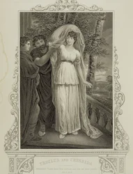 Illustrazione da Troilo e Cressida, Atto III, Scena 2, di William Shakespeare (1564-1616)