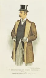 Illustrazione del costume britannico, pub. da John Williamson Company Ltd, 1897
