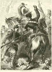 Nella battaglia di Dreux, novembre 1870