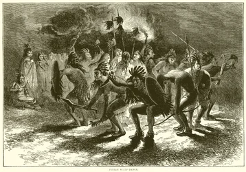 Danza degli scalpi indiana