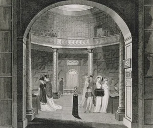 Veduta interna del Museo Leveriano, 1806