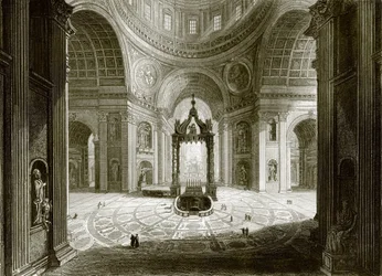 Interno di San Pietro a Roma