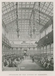 Interno della Camera dei Comuni