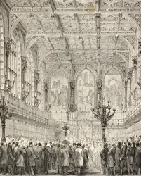 Interno della Camera dei Lord, da 