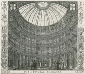 Interno del New Coal Exchange, Thames Street